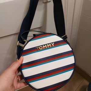 BNWT Navy Striped Tommy Hilfiger Circle Purse
